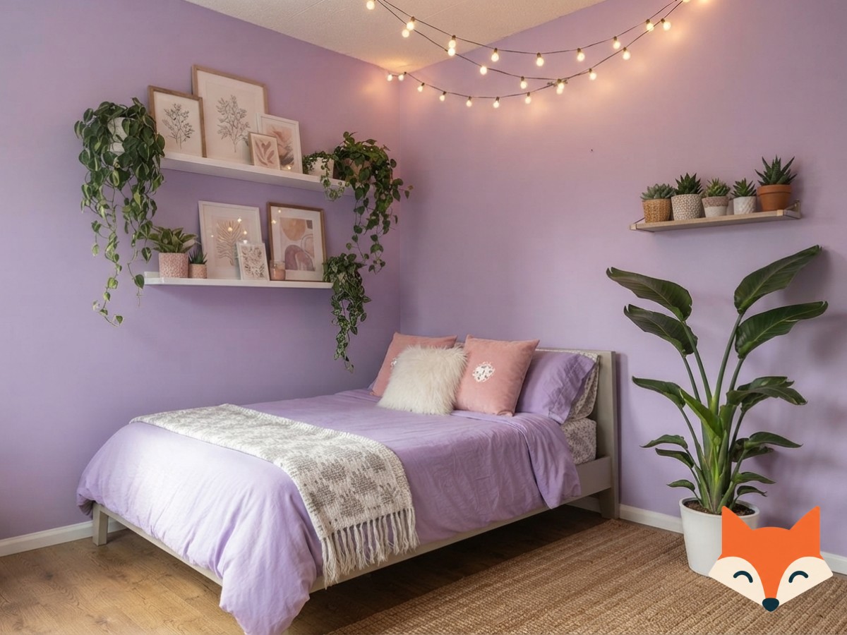 9 Purple Aesthetic Bedroom Decor Looks, Sketched Out By A